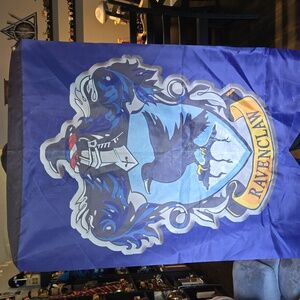 4 pack Harry Potter house flags